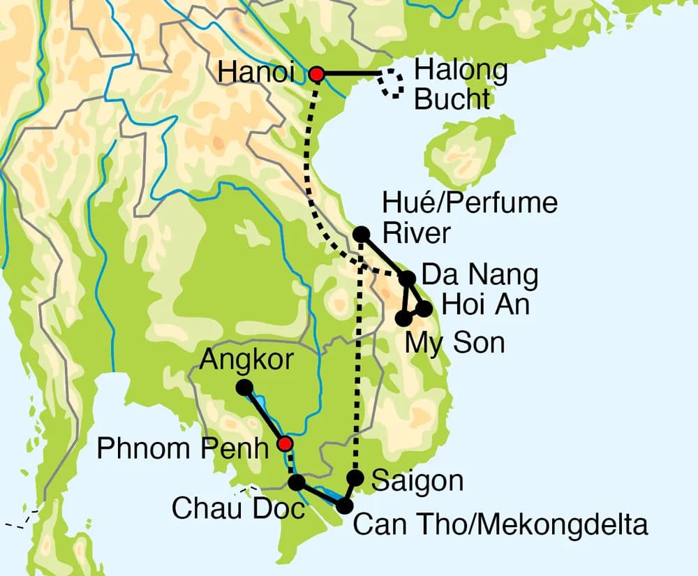 Höhepunkte Vietnam und Kambodscha 3