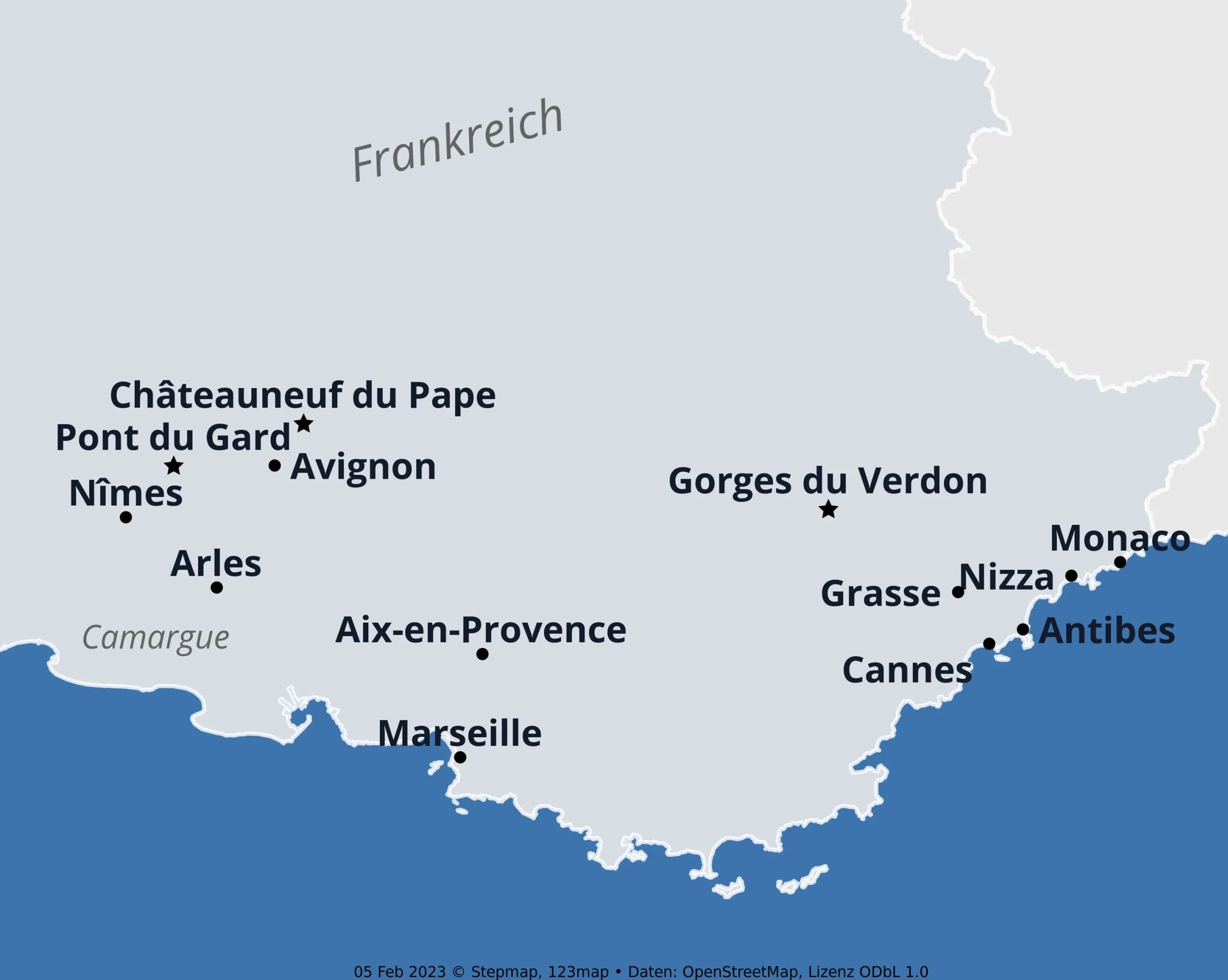Côte d’Azur  und  Provence 3