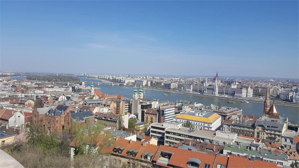 Donau in Flammen in Budapest