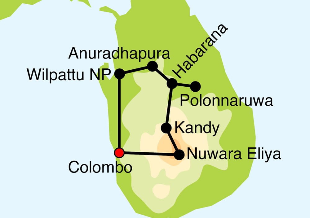 Rundreise Sri Lanka