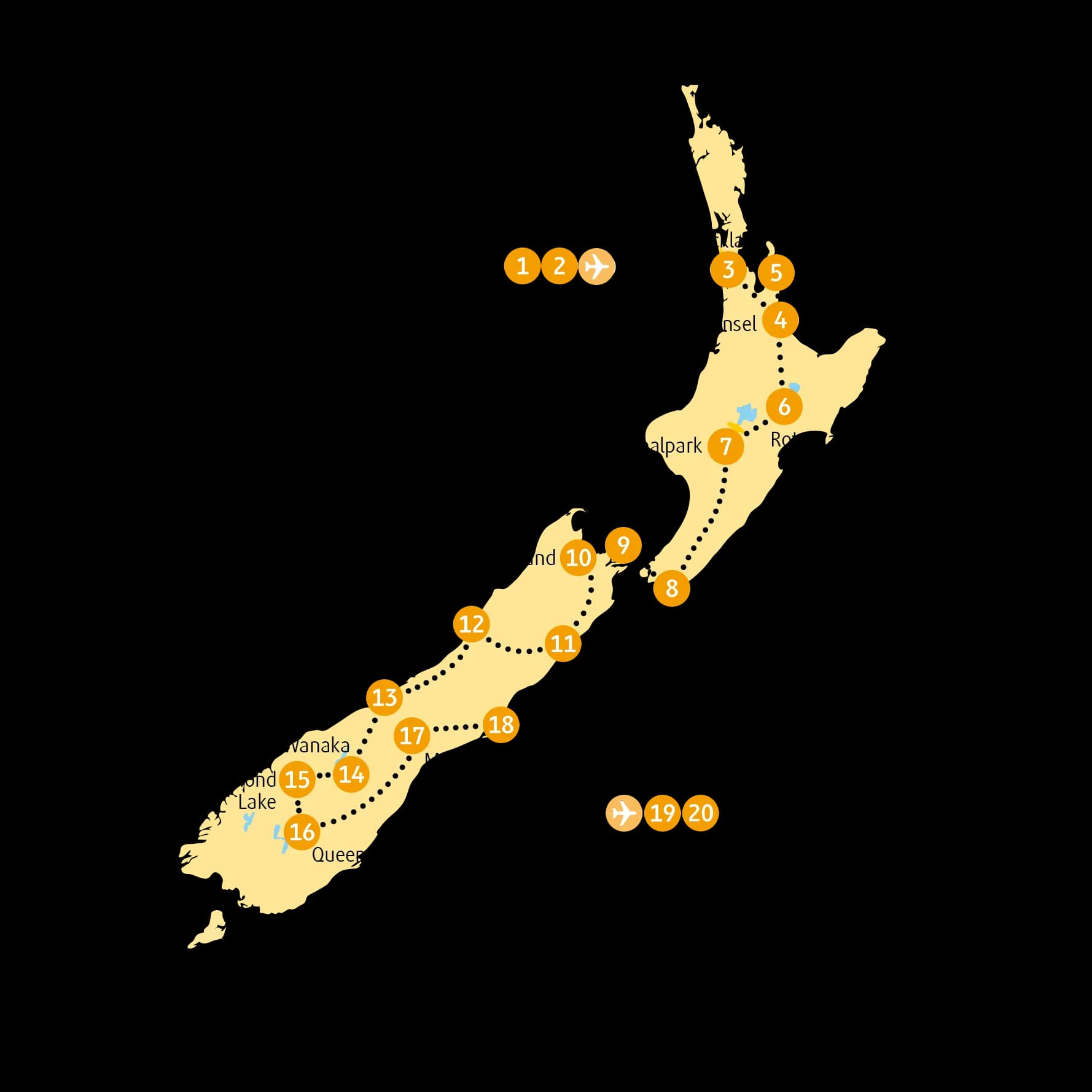 Rundreise Neuseeland