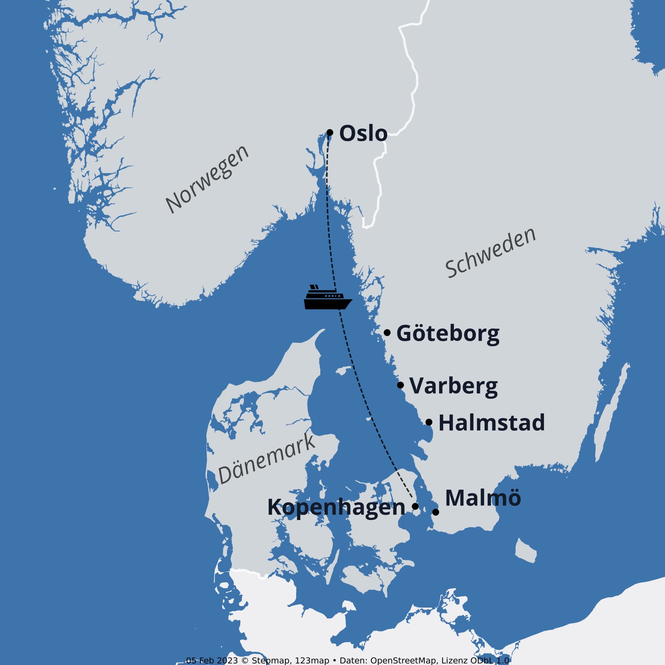 Skandinavische Metropolen mit Mini-Kreuzfahrt